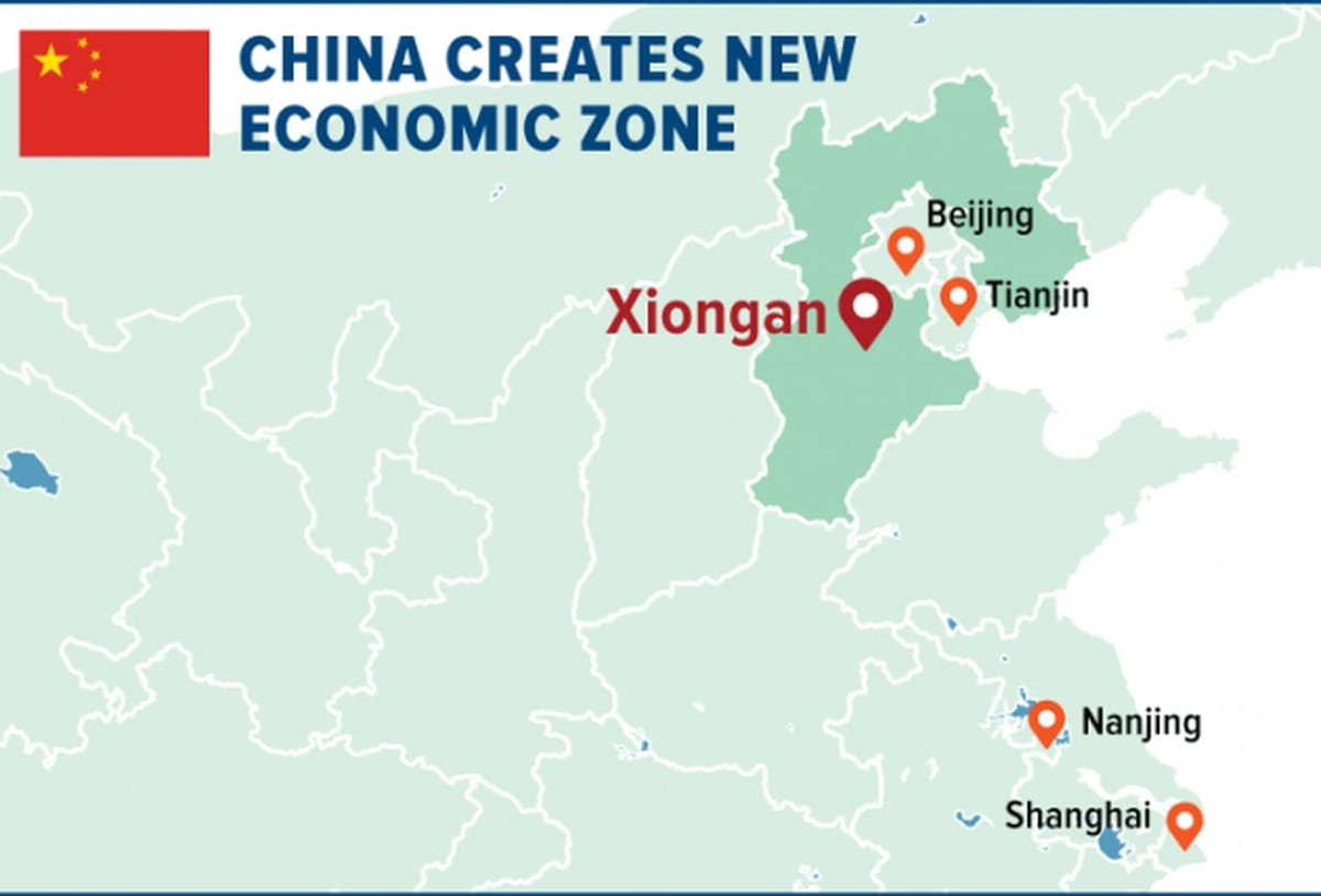 harta Shenzhen zone economice speciale