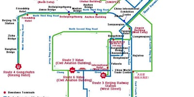 Harta Shenzhen autobuz
