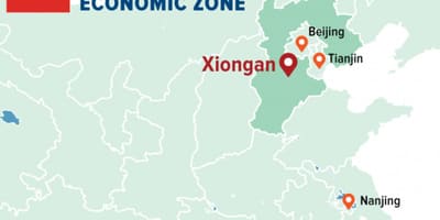 Harta Shenzhen zone economice speciale